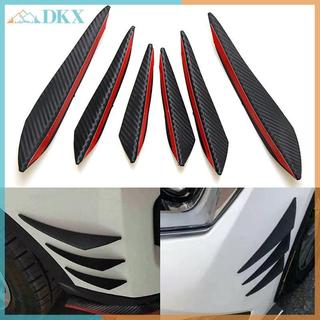 DKX 6 Chiếc Điều Chỉnh Ô Tô Canards Valence Chin Trang Trí Ô Tô Đa Năng Cản Trước Máy Khuếch Tán Môi Bộ Chia Vây Thân Cánh Xẻ Tà.