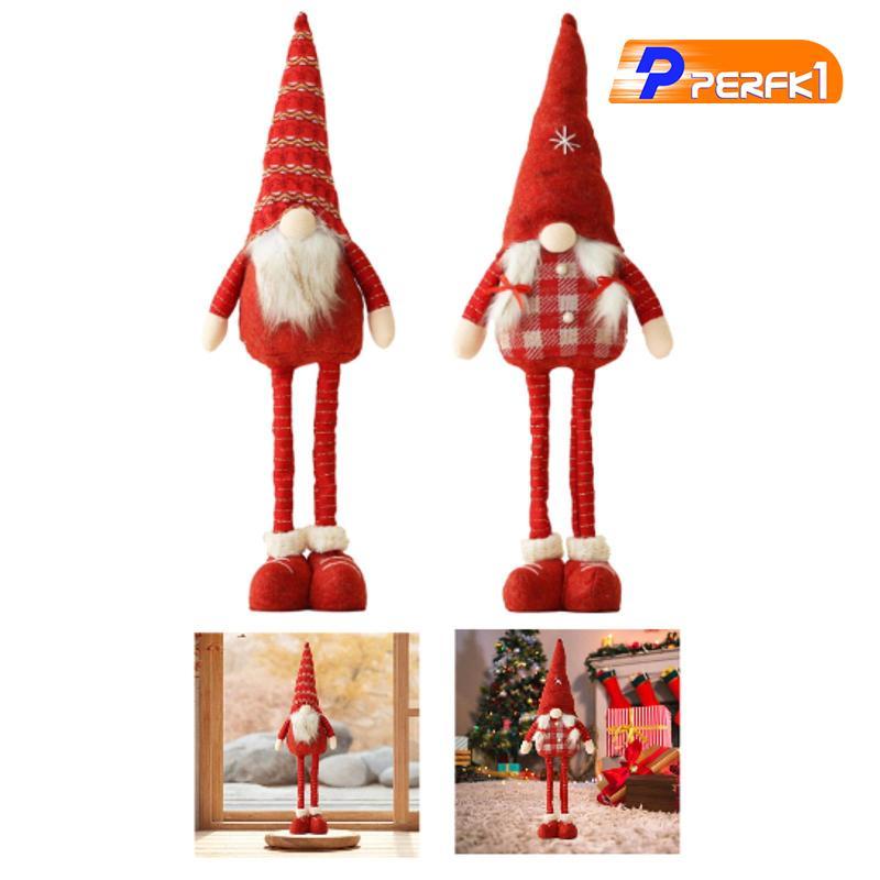 Tượng Gnome Chân Dài Cửa Sổ Chủ Đề Đảng Trong Nhà Ngày Lễ Trang Trí Nhà Dệt Kim Vô Diện Búp Bê Trang Trí Giáng Sinh Búp Bê Lùn Elf