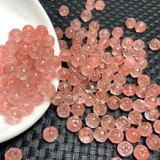 ((10 cái) Đá dưa hấu pha lê sen cho DIY vòng tay)