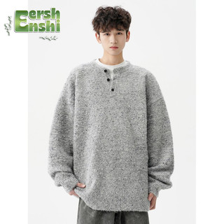 Áo len cổ Henley cao cấp, style Mỹ cổ điển phù hợp nam và nữ