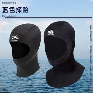 Mũ lặn dày 3mm Lặn ngoài trời Lướt sóng cần thiết để bắt mũ lặn biển Chống lạnh Bảo vệ tai