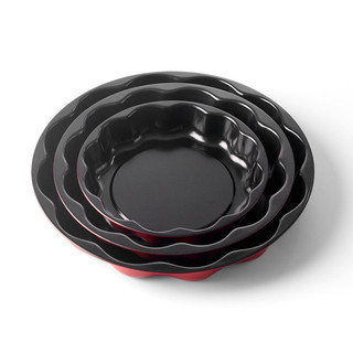 Khuôn nướng làm bánh ngọt,pudding,tart trái cây,bánh quiche,pizza chống dính 20/25/30cm dụng cụ làm bánh