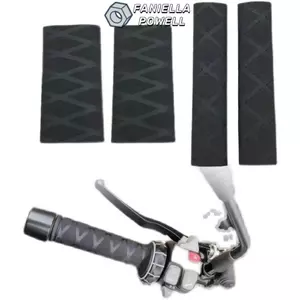 FANIELLAPOWELL 1 Cặp Tay Lái Xe Máy, Vỏ Co Nhiệt Nhiều Màu Co Nhiệt, Găng Tay Cầm Cao Su ATV Cho R1250GS / ADV / 1200GS