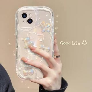 Ốp Lưng Gấu 3D Hoa Nhiều Màu Sắc Thời Trang Cho Vivo V60 V60 Lite V60E V50 V50E V30E V40 V30 V25E V21E V29 Lite V27E 4G V27 V29 Pro 5G Cô Gái Trong Suốt Vỏ Điện Thoại