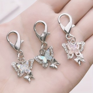1 Bộ Móc Khóa Chủ Đề Bướm Bạc Vàng Đẹp, Rất Thích Hợp Cho Chìa Khóa, Túi, Chìa Khóa Ô Tô, Ba Lô, Đồ Trang Trí-Quà Tặng Lý Tưởng Của Những Người Yêu Bướm Và Quà Tặng Giáng Sinh
