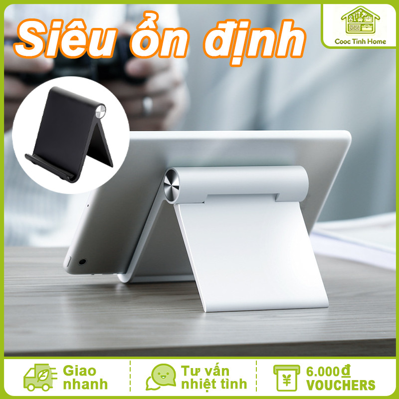 Giá Đỡ Điện Thoại Để Bàn TPE Cao Cấp – Quay 110°, Dùng Cho Ipad Và Điện Thoại, Gấp Gọn Tiện Dụng