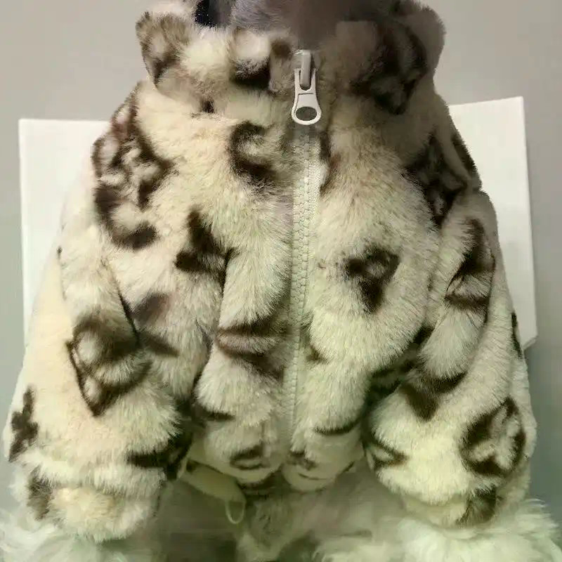 Áo khoác thú cưng mùa thu đông Teddy Bichon Chó nhỏ Áo khoác da mèo ấm áp Phong cách thời trang