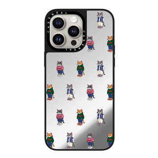 Ốp điện thoại gương chống rơi Graffiti bằng tiếng Anh thích hợp cho iPhone 17 ProMax 17 Pro 17 Air 16promax 16 15promax 15 14promax 13 13promax Vỏ bảo vệ cạnh đen