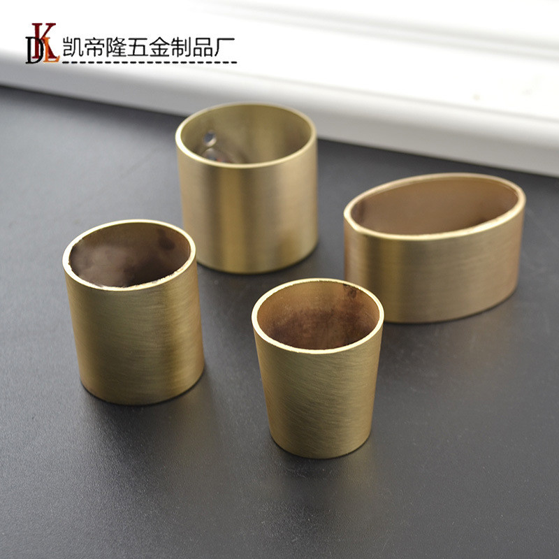 Mới Phong Cách Trung Quốc Gỗ Chắc Chắn Nội Thất Đồng Chân Hình Bầu Dục Đồng Chân Bao Hiện Đại Phong Cách Đơn Giản Sofa Nội Thất Đồng Chân Bao UB9A