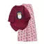 Tổng hợp các sét bộ quần heo hồng + mix áo phông phom unisex hình-con chim cánh cụt-QUANAO94