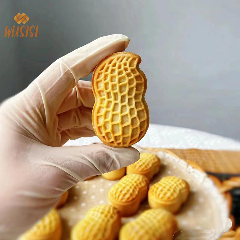 [WUSISI] 30g 50g 75g Khuôn Bánh Trung Thu Hình Đậu Phộng Khuôn Cắt Bánh Quy Khung Sáng Tạo Bánh Ngọt Bánh Ngọt Món Tráng Miệng Phụ Kiện Làm Bánh Tiện Ích MỚI