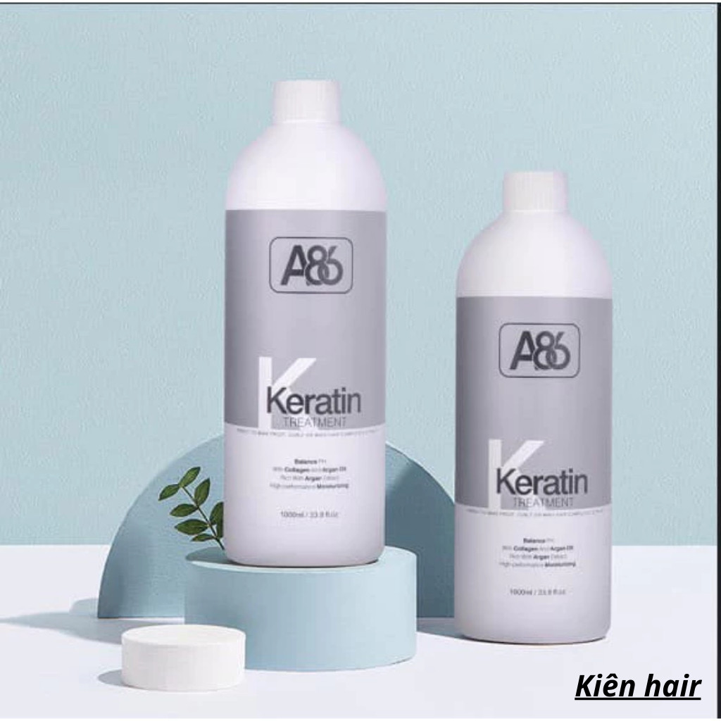 Keratin A86, Keratin phục hồi tóc hư tổn, tóc nhũn, tóc cháy khô xơ, bông xù chai 1000ml | Trunghair