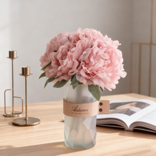 Hoa Giả Mẫu Đơn Lụa Cao Cấp Trang Trí Nhà Cửa Phòng Khách Decor Đám Cưới Bó Cầm Tay Vintage Văn Bình Để Bàn Cành Phụ Kiện Chụp Ảnh Silk Peony Artificial Flowers Home Decoration Wedding Party Photography Props Nordic Style Aesthetic Gift Arrangement