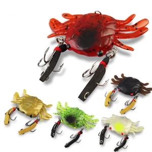 Treeling Mềm Jig Đầu Dụ Nhân Tạo Swimbait Nổi Cua Dụ Biển Câu Cá