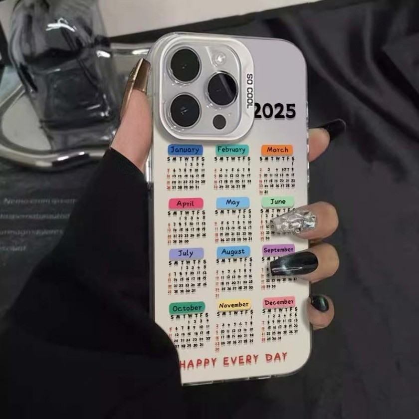 Dành Cho Samsung A50 A50S A30S A31 A51 A71 A32 A33 A34 A35 A52 A52S A72 A53 A54 A55 A73 J7 Prime 2026 Lịch Năm Mới Mờ Vỏ Điện Thoại Chống Sốc