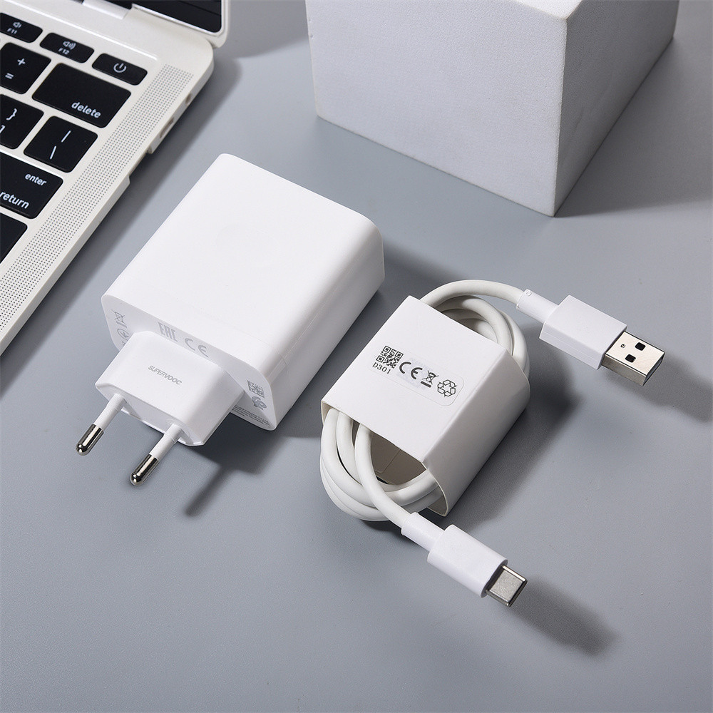 OPPO Find X9 Pro 100W EU UK Sạc SuperVOOC Sạc Nhanh Bộ Chuyển Đổi Nguồn 10A 1M USB Loại C Cáp Cho OPPO Find X8 X7 Pro N5 K13