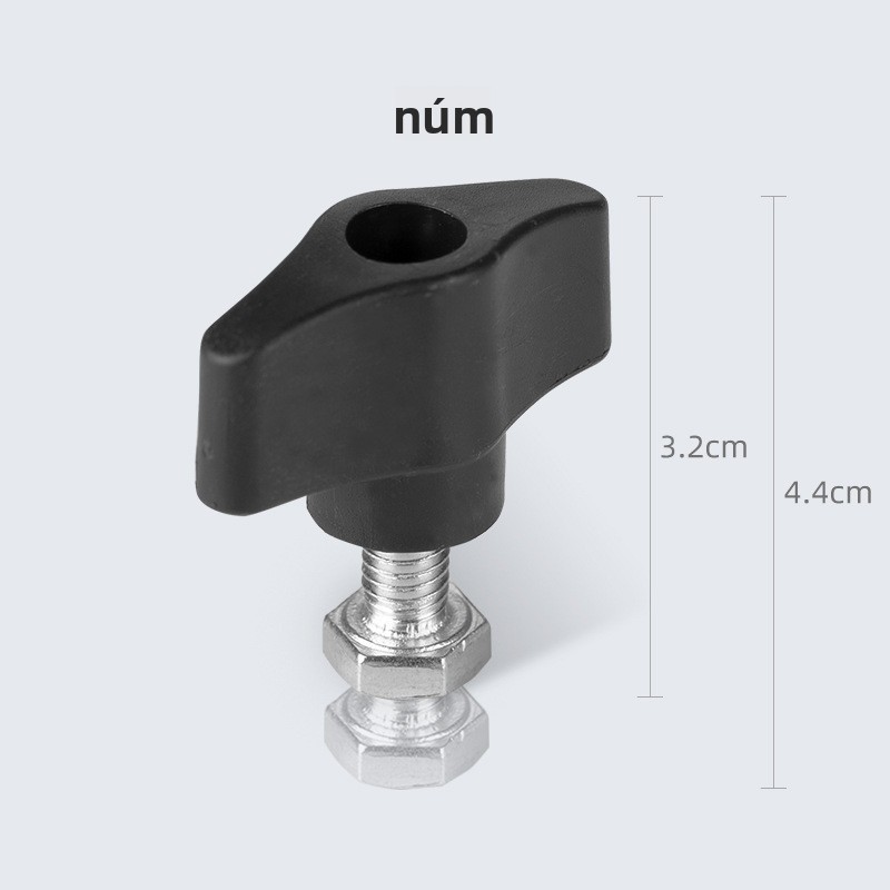 2m Chụp Ảnh Chân Đế Nâng Khóa Cố Định Kẹp Vít Núm Phụ Kiện Giày Nóng Nhấp Nháy Đèn LED Lấp Đầy Ánh Sáng Chân Đế S