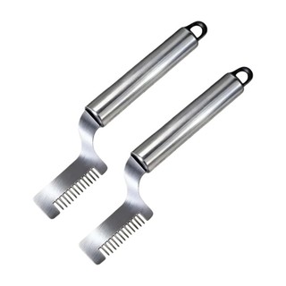 MarsET Thép không gỉ Dụng cụ cắt lát rau củ có tay cầm thoải mái cho hành tây cắt lát rau củ