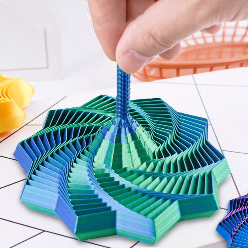Ngôi Sao Đa Giác Fidget Đồ Chơi 3D In Hình Học Xoay Ảo Ảnh Thị Giác Antistress Fidget Đồ Chơi Cho Căng Thẳng Cảm Giác Đồ Chơi Quà Tặng Sinh Nhật
