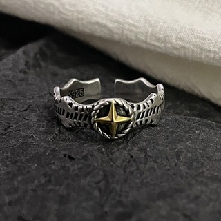 Nhẫn Handmade Nam Retro Bạc Thái S925 - Trang Sức Thời Trang