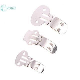 Chenlongshang 10 Chiếc Thép Không Gỉ Hoa Giày Kẹp Trang Trí Trên Phát Hiện DIY Thủ Công Khóa EN