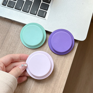 Đơn Giản Macron Trơn Tròn Từ Tính Giá Đỡ Điện Thoại Cho IPhone 17 16 15 14 13 12 Pro Max 14 Plus Có Thể Gập Lại Vòng Tay Co Giãn Để Bàn Đứng P3