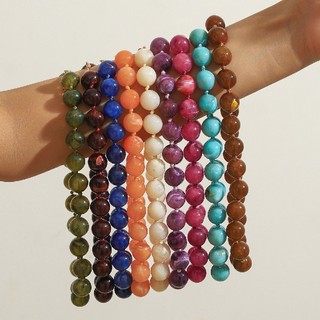 Vòng cổ handmade boho hạt nhựa, phong cách bohemian thời trang cho nữ