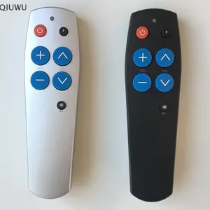 QIUWU 1 Bộ Điều Khiển Học Tập IR Thông Minh 7 Nút Lớn Đa Năng Học Điều Khiển Từ Xa Bản Sao Cho TV CD DVD STB DVB Hifi TV BOX.
