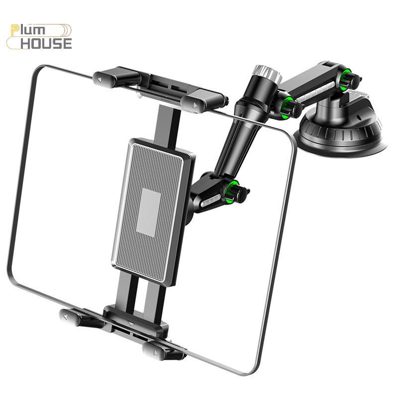 PlumHOUSE Giá Đỡ Máy Tính Bảng Tay Dài Hút Cốc Gắn Cho Pro Air 4-13inch Cho Máy Tính Bảng SUV Xe Tải Kính Chắn Gió Cửa Sổ VN