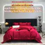 Bộ chăn ga gối Lụa Pima 100s óng mượt mềm mại MemMinbedding Luxury thêu ren tinh xảo phối viền tinh tế - L41696