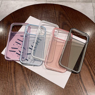 Ốp Điện Thoại Acrylic Lấp Lánh 2 ni 1 Cho iPhone 17 Pro Max 17 Air 16 Plus 15 14 13 12 11 Vỏ Bảo Vệ Chống Sốc