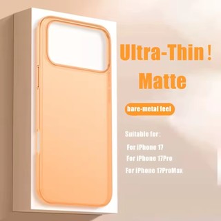 [JLK] Ốp điện thoại chống sốc mờ mờ siêu mỏng cho iPhone 17 Air 17Pro 17Pro Max Bảo vệ mờ PC Bìa cứng Funda