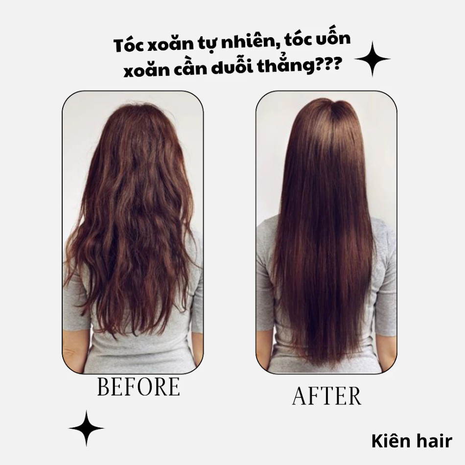 Thuốc duỗi tóc tại nhà không cần kẹp nhiệt, thuốc ép tóc tại nhà đơn giản, hiệu quả | Trunghair