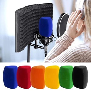 BTM Bọt Biển Hình Tam Giác Micro Bảo Vệ Mật Độ Acoustics Bọt Chống Rung Di Động Phòng Thu Thiết Bị Ghi Âm