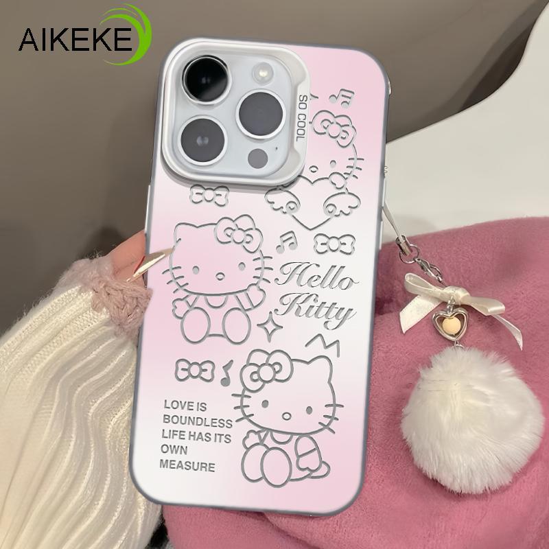 Ốp Điện Thoại Màu Hồng Kitty Hoạt Hình Dễ Thương Cho Honor 400 Lite 300 Ultra 200 Smart 90 Lite GT 100 80 70 60 50 SE Pro Vỏ Màu Tím Kuromi Vỏ Chống Sốc
