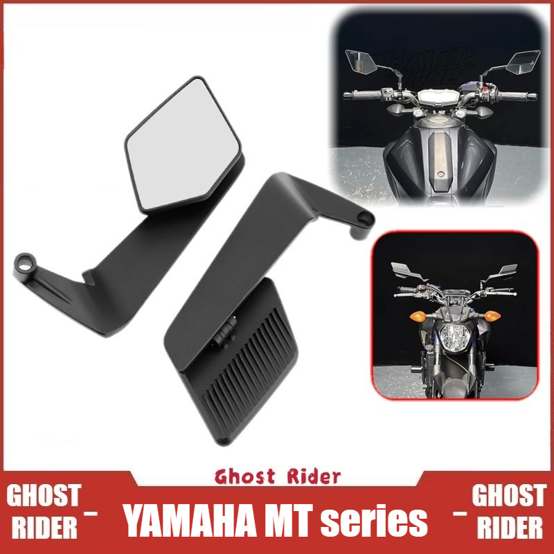 Dành Cho Xe YAMAHA MT125 MT15 MT25 MT09 MT07 MT03 MT01 Nhôm CNC Có Thể Gập Lại Gương Chiếu Hậu Thiết Kế Cánh Rộng