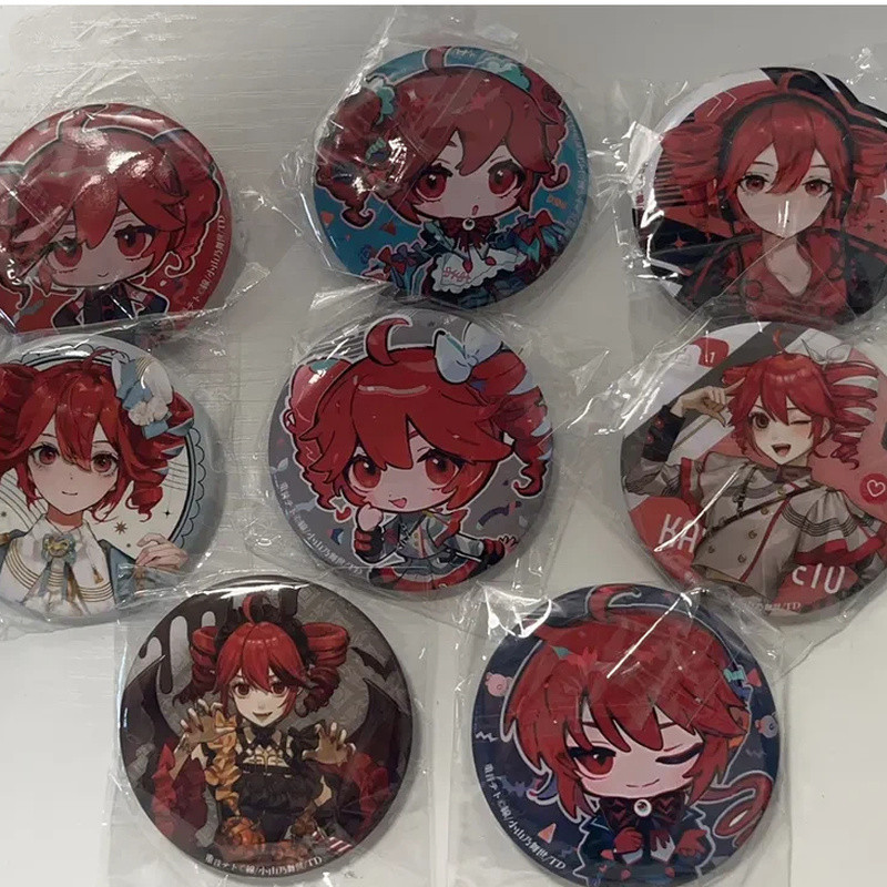 Huy hiệu Hatsune Miku Kasane Teto “Little Demon ” – Pin Anime 58mm | Trâm cài sưu tập cho túi xách & quà tặng