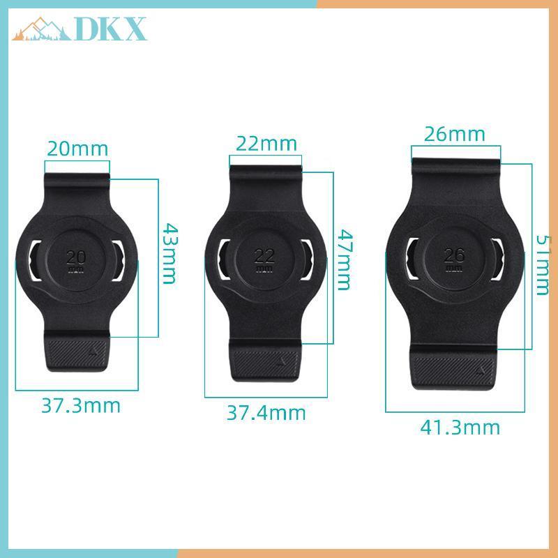 DKX Dành Cho Đồng Hồ Gắn Xe Đạp Quick Fit Quarter-Turn Cho Giá Đỡ Đồng Hồ Tốc Độ 20 / 22 / 26mm Đồng Hồ Đo Tốc Độ Giá Đỡ Đồng Hồ bấm giờ.