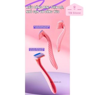 Bộ 3 Dao Cạo Lông Mini Gecomo, Dao Cạo Bỏ Túi Tiện Lợi