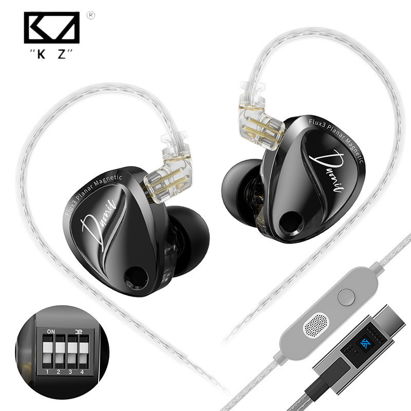 Tai nghe HiFi IN-EAR KZ Duonic với Trình điều khiển phẳng từ tính Super Stroke Three HM Acoustic Tuning Lossless IMEs