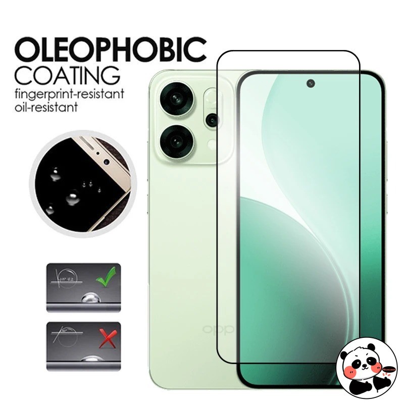 Kính Cường Lực 2 Mảnh Cho OPPO Reno 14F 14 13F 13 12F 12 11F 11 Find X9 X8S X8 X7 Pro Plus N5 N3 N2 Flip 5G 4G Kính Cường Lực Bảo Vệ Màn Hình Cao Cấp Full Cover Bảo Vệ Màn Hình