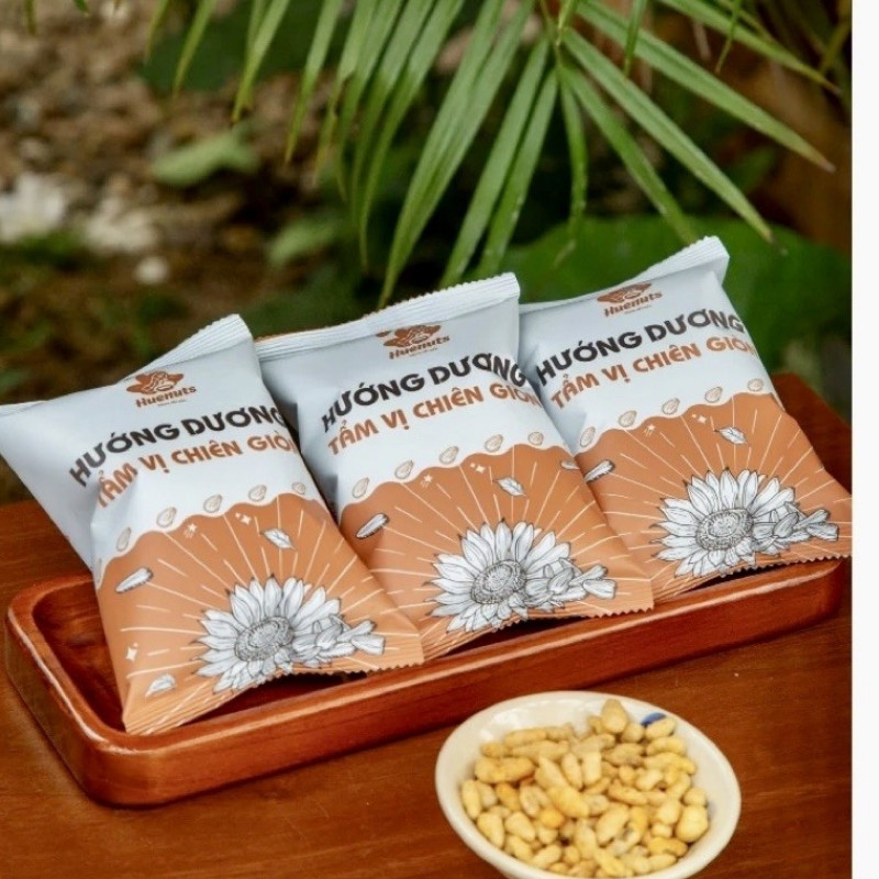[Combo Giá Sỉ] Hướng Dương Tẩm Vị Chiên Giòn Huenuts 35g, Ăn Vặt Thơm Ngon Giòn Tan Không Cần Bóc Vỏ