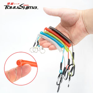 1 Dây Lò Xo Bằng Thép Co Giãn Chống Thất Lạc Nhiều Màu Sắc Dùng Khi Câu Cá / Leo Núi