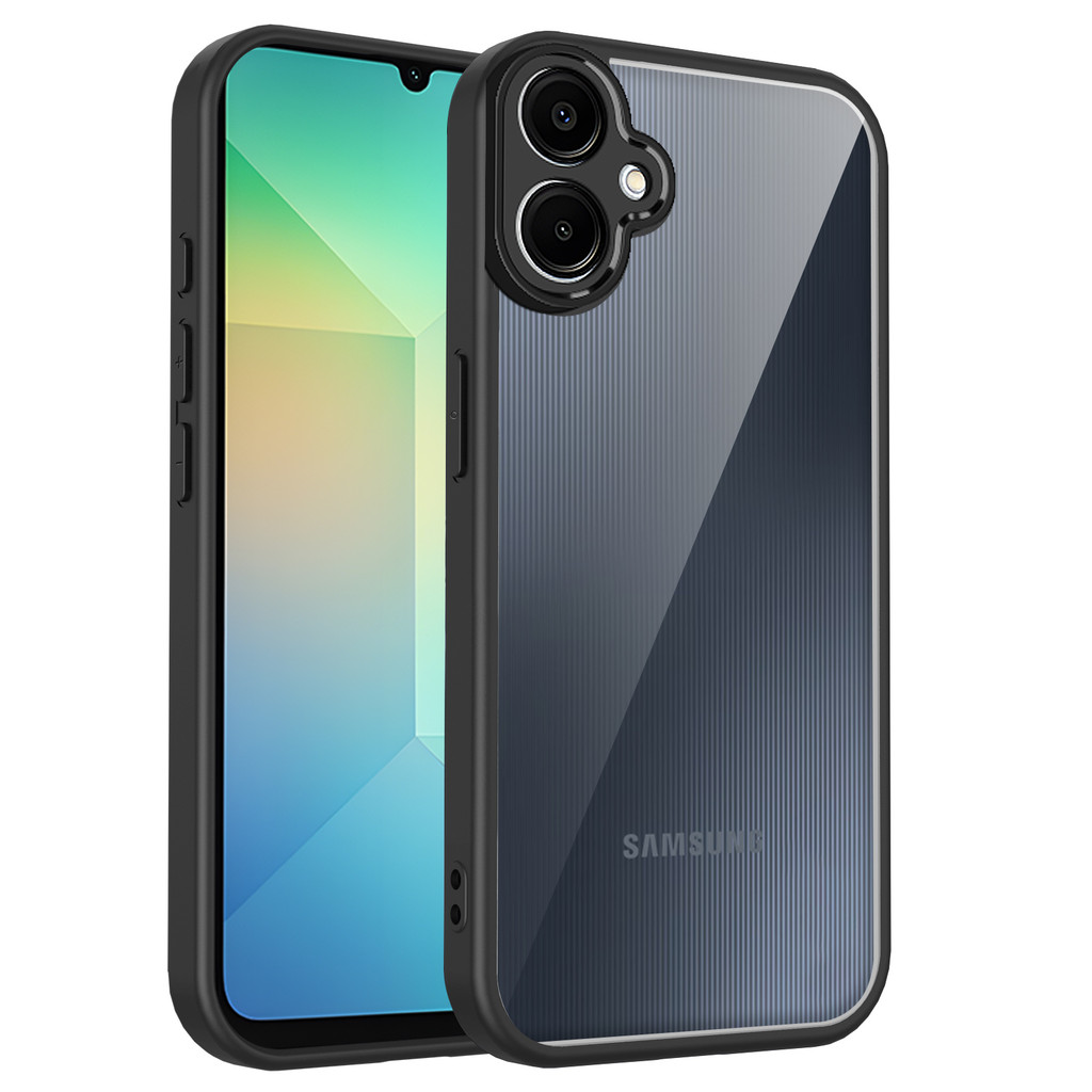 Ốp lưng Samsung A06 Vỏ trong suốt mờ thời trang cho Ốp điện thoại Samsung Galaxy A06 5G