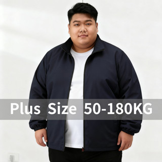 Oversize Cardigan Nam Màu Đen Dây Kéo, Phù Hợp Size Lớn Đến 180KG