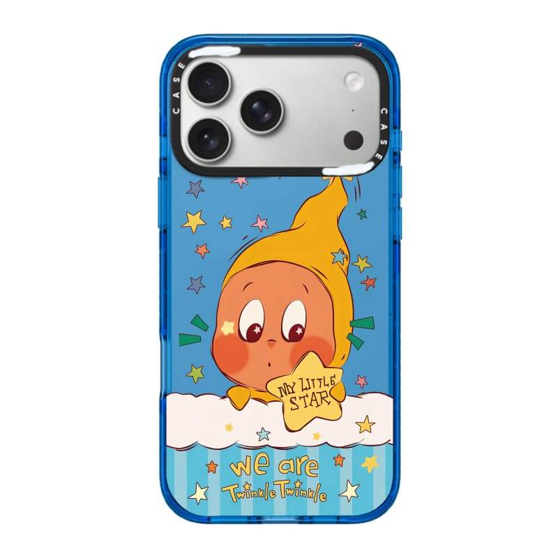 CASECASE X Ngôi Sao Nhỏ Của Tôi Bầu Trời Màu Xanh Trong Suốt Cứng Hút Từ Tính Tác Động Dành Cho Apple IPhone 12 13 14 15 16 17 Pro Max Air Plus Có Hộp