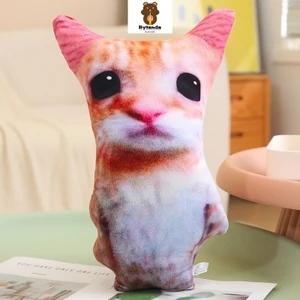 Mới Dễ Thương Meme Mèo Sang Trọng Đồ Chơi Vui Nhộn Mèo Đáng Yêu Sang Trọng Búp Bê Mặt Dây Chuyền Meme Mèo Nhồi Bông Búp Bê Mềm Mại Cho Bé Trang Trí Sofa Nhà Ngộ nghĩnh Quà Tặng Sinh Nhật Cho Trẻ Em Quà Tặng Giáng Sinh