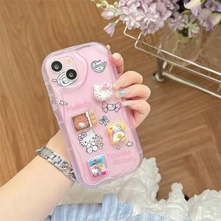 Bánh mì nướng sô cô la 3D Hello Kitty Chain Case cho Infinix Hot 60 50 Pro Plus 60i Note 50 50X 50S GT 30 Tecno Spark Go 2 40C 40 Camon 40 30 Pro 5G Girl TPU Vỏ điện thoại