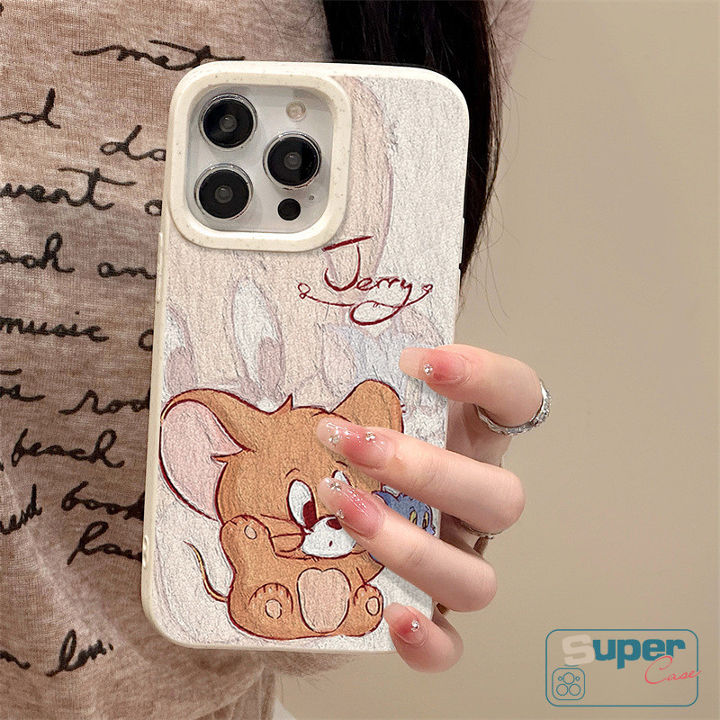 Ốp Lưng Tương Thích Cho IPhone 11 15 13 17 16 14 12 Pro Max XR Air X XS Max 7 13 12 17 16 Pro 16 8 14 15 6 6s Plus SE 2020 Bạn Bè Hoạt Hình Chuột Mèo Dễ Thương Bìa Mềm
