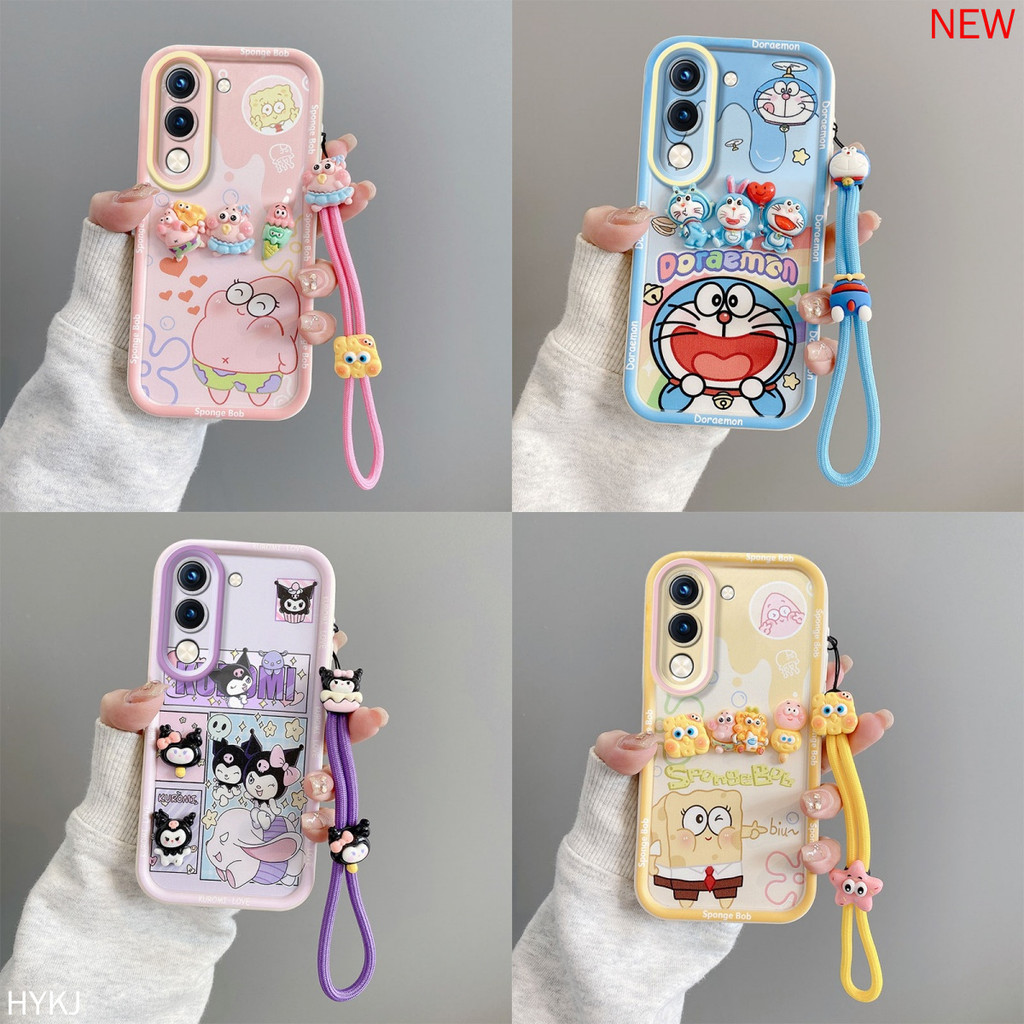 Ốp lưng cho vivo Y04 4G Y29S 5G anime chống rơi TPU mềm silicon 3D Vỏ điện thoại dễ thương Hoạt hình
